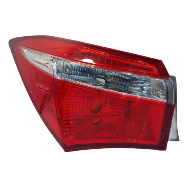 Lanterna Traseira Esquerda Toyota Corolla 2015 2016 2017  Esquerdo/motorista Vermelho