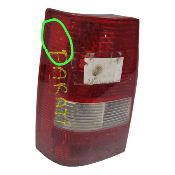Lanterna Traseira Esquerda Vw Parati G3 2003 Com Avaria Esquerdo/motorista Vermelho