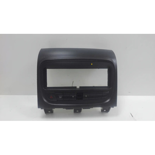 Moldura De Rádio Do Painel Central Fiat Strada 2013 À 2018 Preto