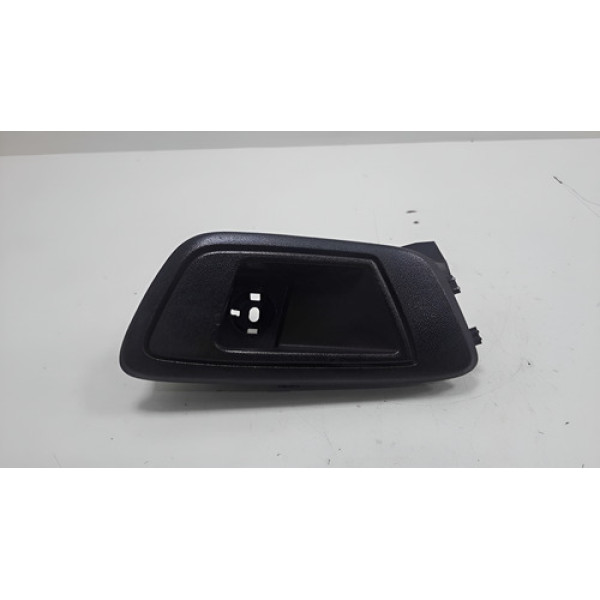 Maçaneta Interna Ford New Fiesta Traseira Esquerda 2014 15 Preto Traseira