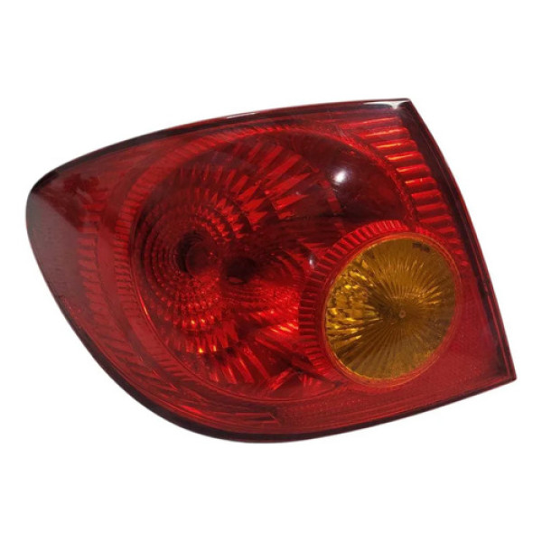 Lanterna Traseira Esquerda Corolla 2004 C Detalhe Esquerdo/motorista Vermelho
