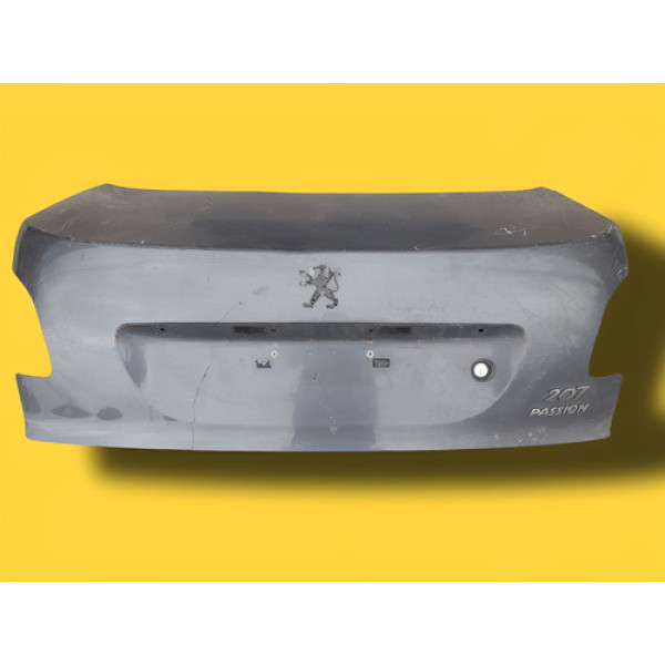Tampa Da Mala Peugeot 207 Sedan Com Detalhe Cinza-escuro