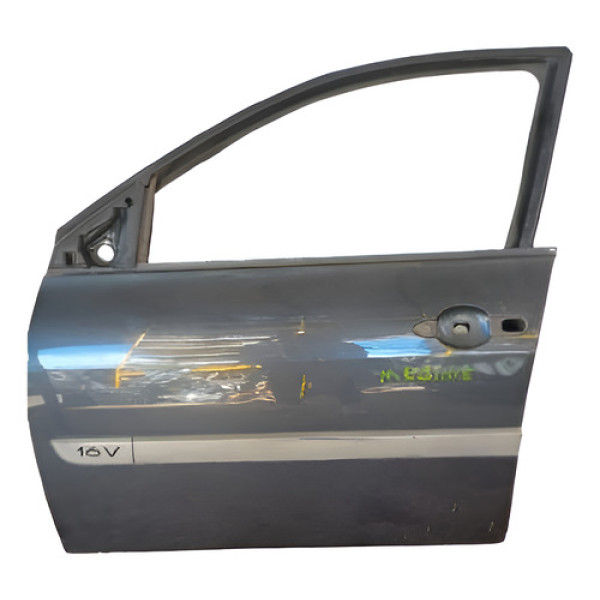 Porta Dianteira Esquerda Renault Megane Sd Dyn 1.6 2006 Dianteira Esquerdo Azul