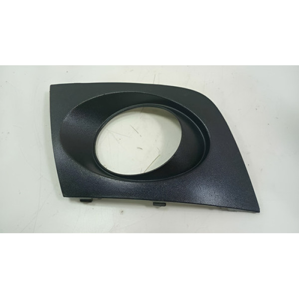 Moldura Farol De Milha Esquerdo Chevrolet Agile 2009 Á 2013 Preto Esquerdo