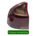 Lanterna Traseira Esquerda Corsa Sedan 2005/2012 Esquerdo/motorista Vermelho