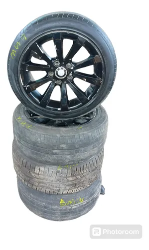Jogo De Aro 17 Bmw  2010 Completo Com Pneu Preto