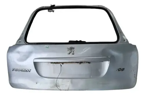 Tampa Traseira Peugeot 206 Sw 2007 Prateado Prateado