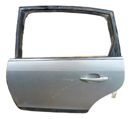 Porta Traseira Esquerda Citroen C4 Pallas 2008/2014 Detalhe Traseira Esquerdo Prata