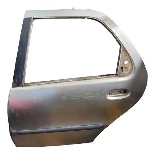 Porta Traseira Esquerda Fiat Palio 1998 Traseira Esquerdo Prata
