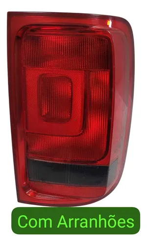 Lanterna Traseira Direita Vw Amarok 2011 2012 C Detalhes  Direito/passageiro Vermelho