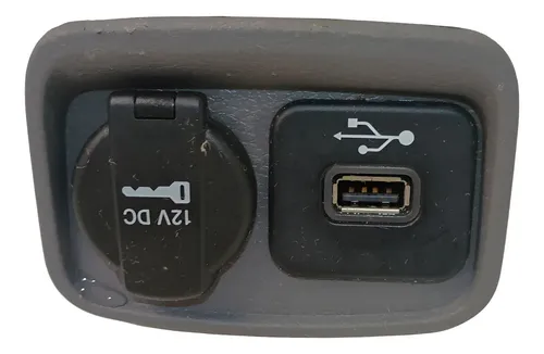 Adaptador Usb Jeep Renegade Fiat Toro 2016 2017 2018 Cinza