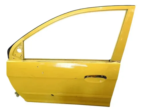 Porta Dianteira Esquerda Kia Picanto 2000 A 2011 C/detalhe Dianteira Esquerdo Amarelo