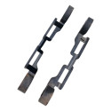 Par Espaçador Caçamba Chevrolet Montana 2013 Preto
