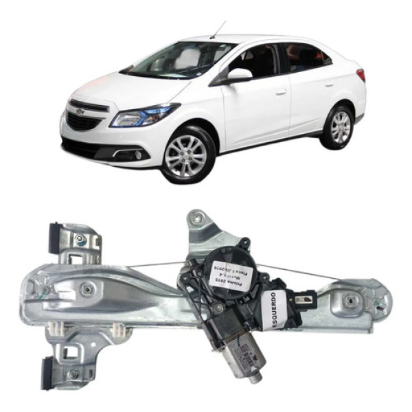 Máquina Vidro Elétrico Traseira Esquerdo Chevrolet Prisma 15