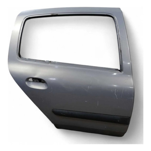 Porta Traseira Direita Recuperavel Clio 2000/2012 Traseira Direita Cinza