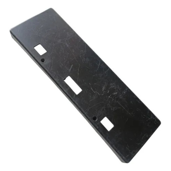 Suporte Placa Peugeot 207 09/14 Preto