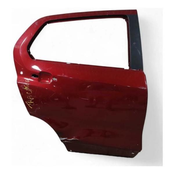 Porta Traseira Direita Recuperavel Chevrolet Tracker 2016 Traseira Direita Vermelha
