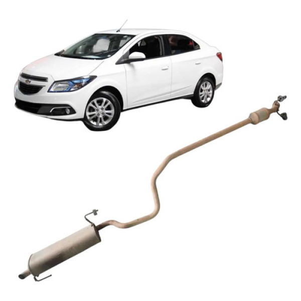 Escapamento Abafador Chevrolet Prisma 2015