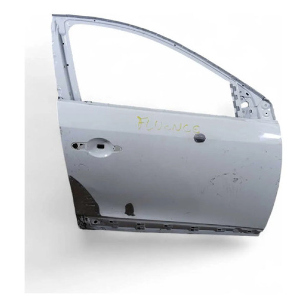 Porta Dianteira Direita Renault Fluence 2011/2017 Dianteira Direita Branco