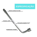 Chave De Roda Tipo L Com Espatula 19mm