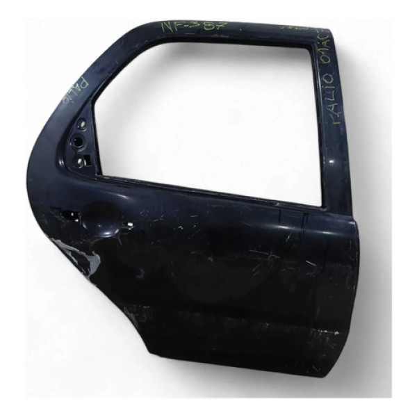 Porta Traseira Direita Recuperavel Palio 2001 Traseira Direita Preto