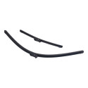 Kit Palheta Limpador Parabrisa Gm Tracker 14/18 Preto Preto