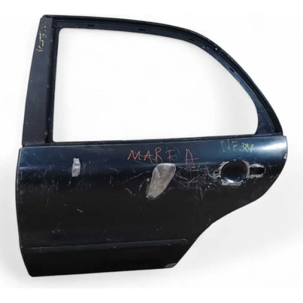 Porta Traseira Esquerda Recuperada Fiat Marea 1998/2005 Traseira Esquerdo Azul-escuro