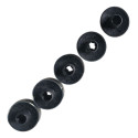 Tampa Parafuso Porta Malas Gm Kadett Monza Omega 89/98 Preto