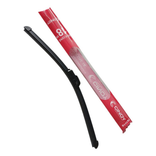 Palheta Automotiva De Silicone Universal 18  Cinoy Preto Preto