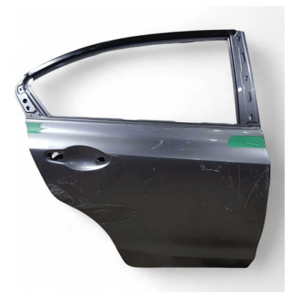 Porta Traseira Direita Honda Civic G10 Recuperada 2017/2021 Traseira Direita Cinza-escuro