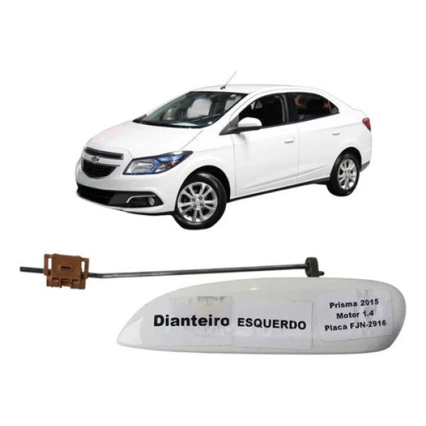 Maçaneta Externa Dianteira Esquerda Chevrolet Prisma 2015 Branco Dianteira