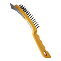 Escova De Aço Com Raspador Hutz 27cm
