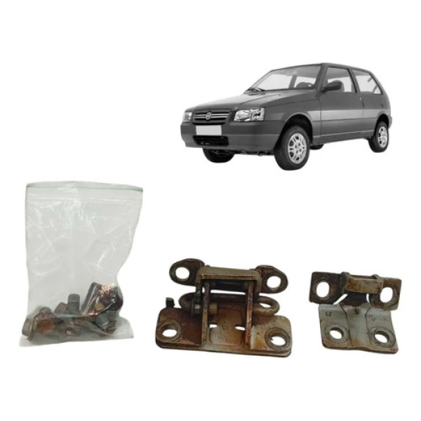 Par Dobradiças Porta Direita Fiat Uno 2 Portas 2012