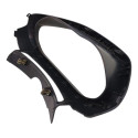 Moldura Painel Instrumentos Chevrolet Onix Prisma 13/18  Cinza-escuro