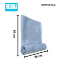 Microfibra Automotiva Escama De Peixe 38x60 Azul 260 Gsm  Azul