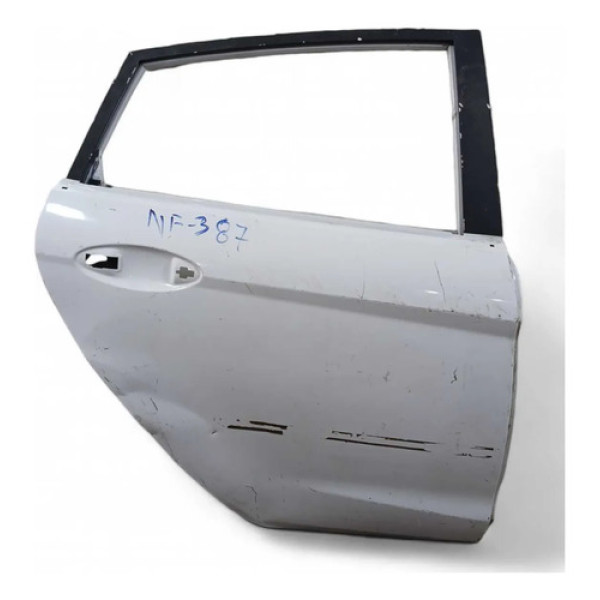 Porta Traseira Direita Recuperavel Ford New Fiesta 2013/2019 Traseira Direita Branca