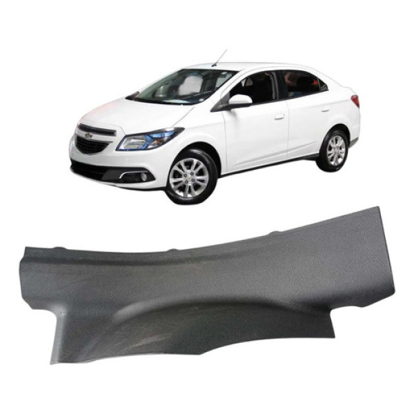 Soleira Porta Traseira Direita Chevrolet Prisma 2015 Cinza-escuro