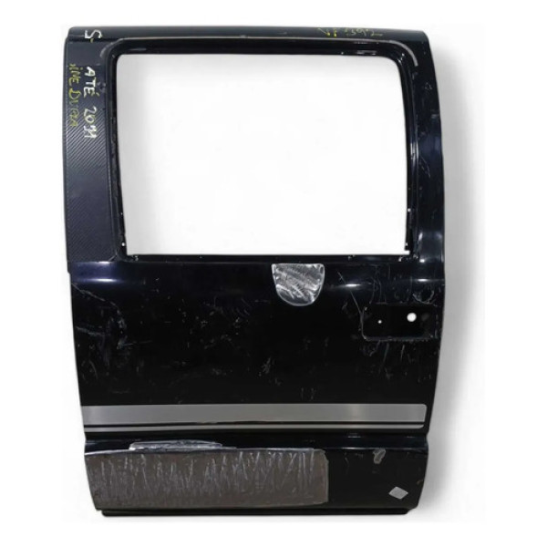 Porta Traseira Esquerda Recuperada Chevrolet S10 2007/2010 Traseira Esquerdo Preto