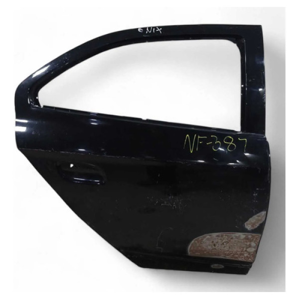 Porta Traseira Direita Recuperada Onix Prisma 12/18 Traseira Direita Preto