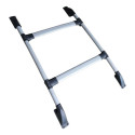 Rack De Teto Bagageiro Chevrolet Meriva 2011/2012 Tubolar Cinza