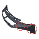 Spoiler Inferior Parachoque Dianteiro Tracker 17/19 Detalhes Preto