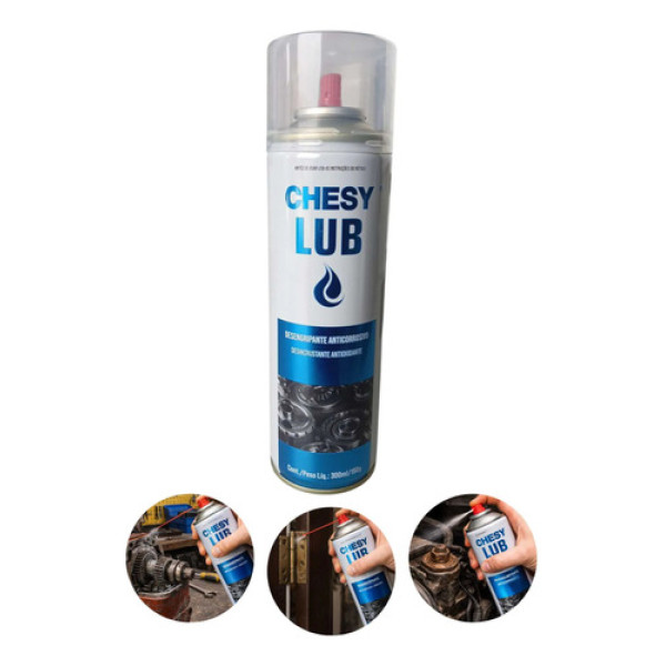 Desingripante Anticorrosivo Chesy Lub 300ml - Branco Branco