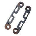 Par Espaçador Caçamba Chevrolet Montana 2013 Preto