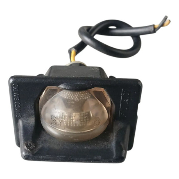 Luz Placa Fiat Uno 1986/2004 Preto