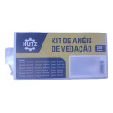 Kit Anel Vedação Borracha Oring Arruela 225 Pçs Hutz Preto Preto
