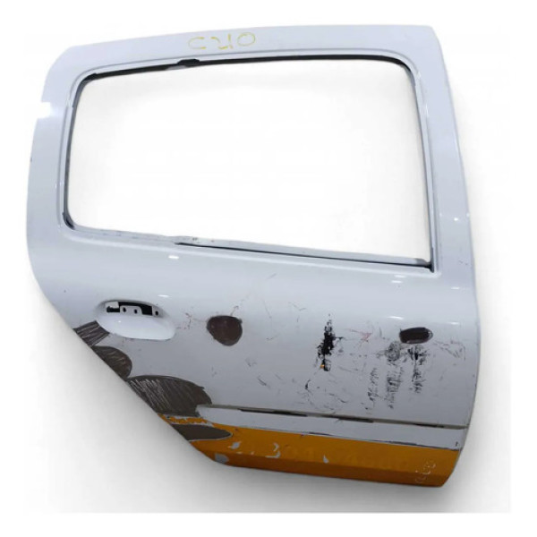 Porta Traseira Direita Recuperada Clio 2000/2012 Traseira Direita Branco