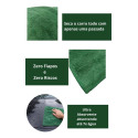 Toalha Secagem Automotiva  40x60 400gsm Verde-escuro Verde-escuro