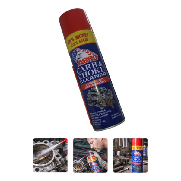Descarbonizante Abro Carb Choke Cleaner 500ml - Azul Azul
