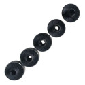 Tampa Parafuso Porta Malas Gm Kadett Monza Omega 89/98 Preto
