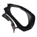 Moldura Painel Instrumentos Chevrolet Onix Prisma 13/18  Cinza-escuro